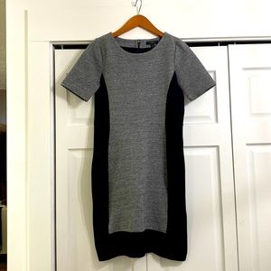 JCREW s/s black and gray dress size 4